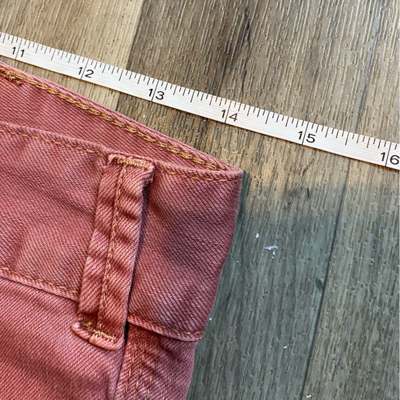 Free People High Rise Skinny Jean Rose Pink Size 26 - Picture 7 of 9